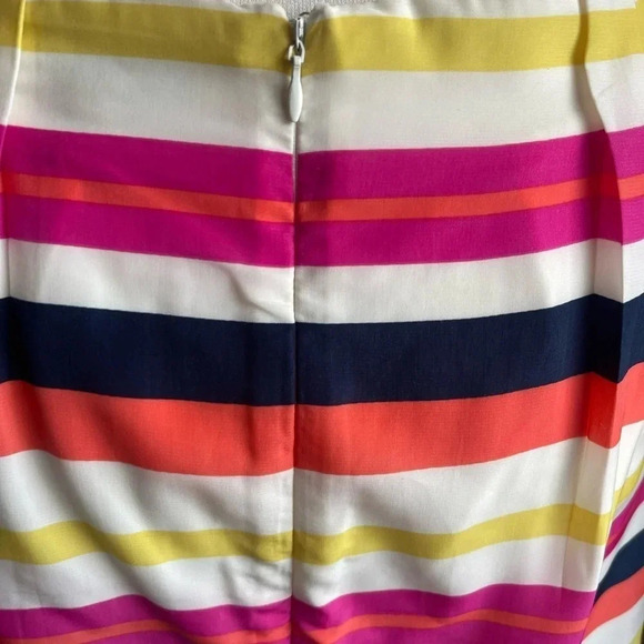 Annabella women’s size small striped skirt with pockets lined polyester nwot - Picture 6 of 10